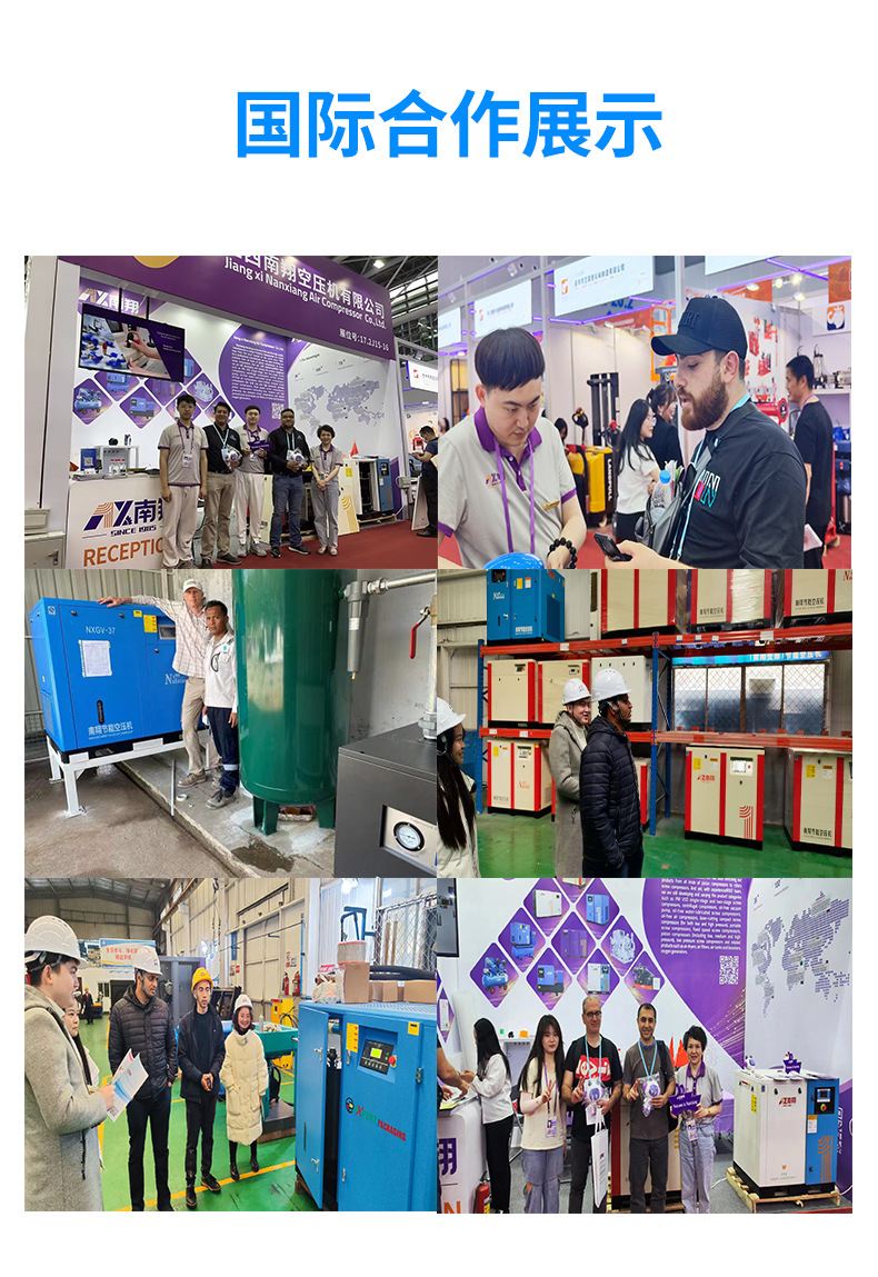 Bison Bosen Machinery Permanent Magnet variable frequency Screw Air Compressor 7.5KW Industrial grade energy-saving variable frequency air compressor Screw air compressor pic 10