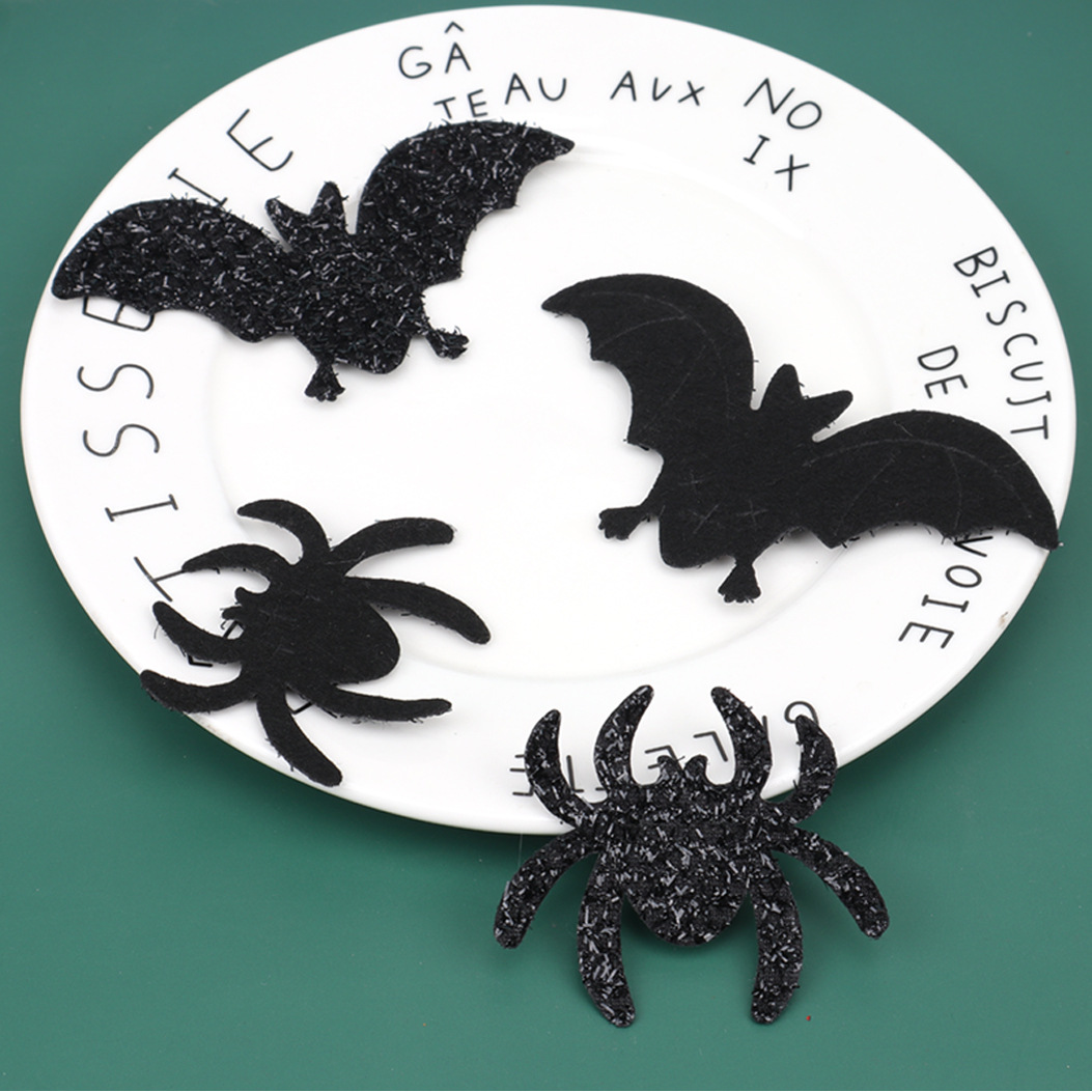 跨境万圣节蝙蝠蜘蛛节日摆件发饰服装帽子道具装饰diy饰品配件详情5