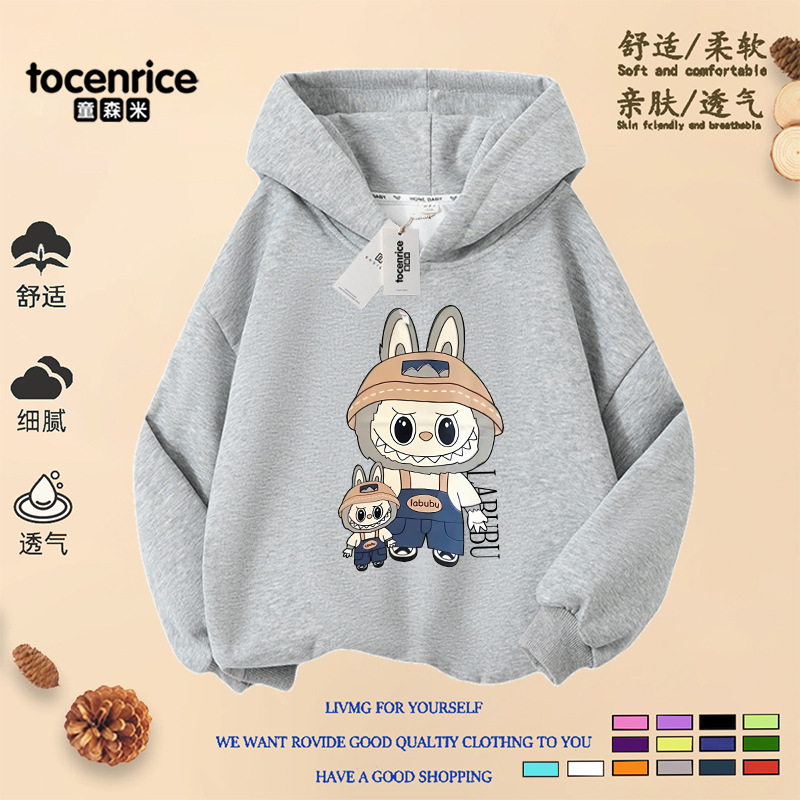 外贸跨境台湾韩版小众休闲情侣卫衣女ins慵懒风设计感外详情2