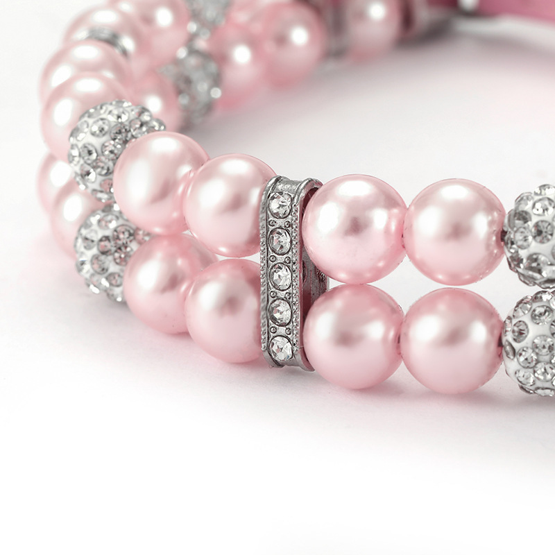 Wholesale of pet collars, drawstrings, neck rings, pearl cat necklaces, small and medium-sized dog rings, and neck rings pic 23