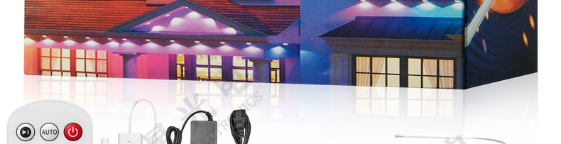 亚马逊爆款智能防水屋檐灯WIFI蓝牙APP涂鸦屋檐灯节日装饰屋檐灯详情8