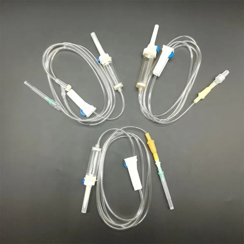 Wholesale of sterile liquid infusion medical disposable intravenous infusion sets for export pic 6