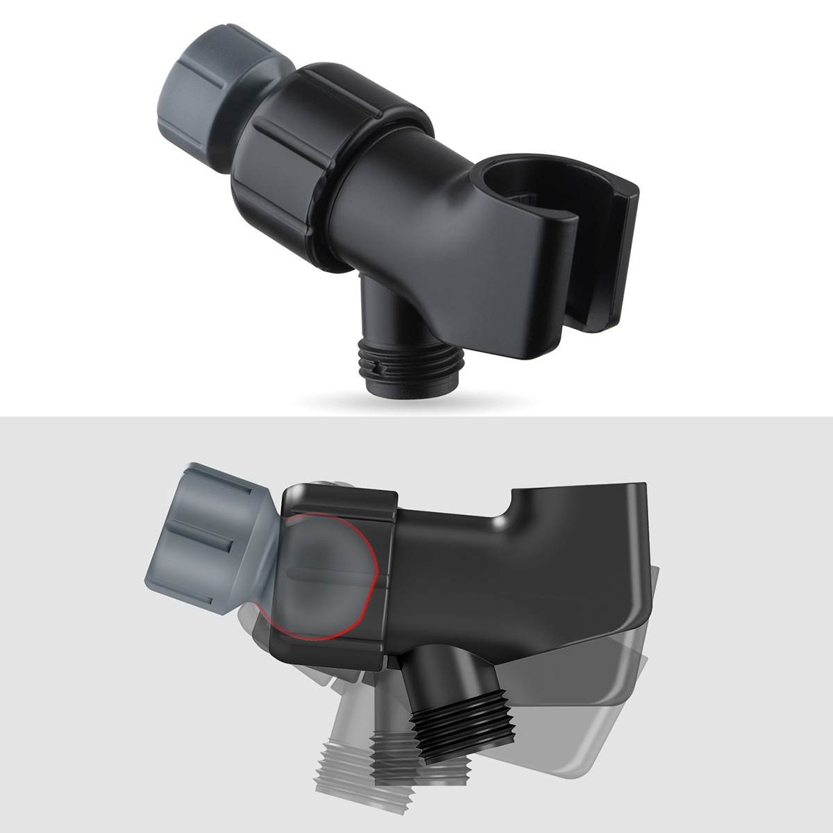 Cross-border American six-function pressure-increasing shower head for home, bathroom, shower, handheld showerhead and shower head set pic 20