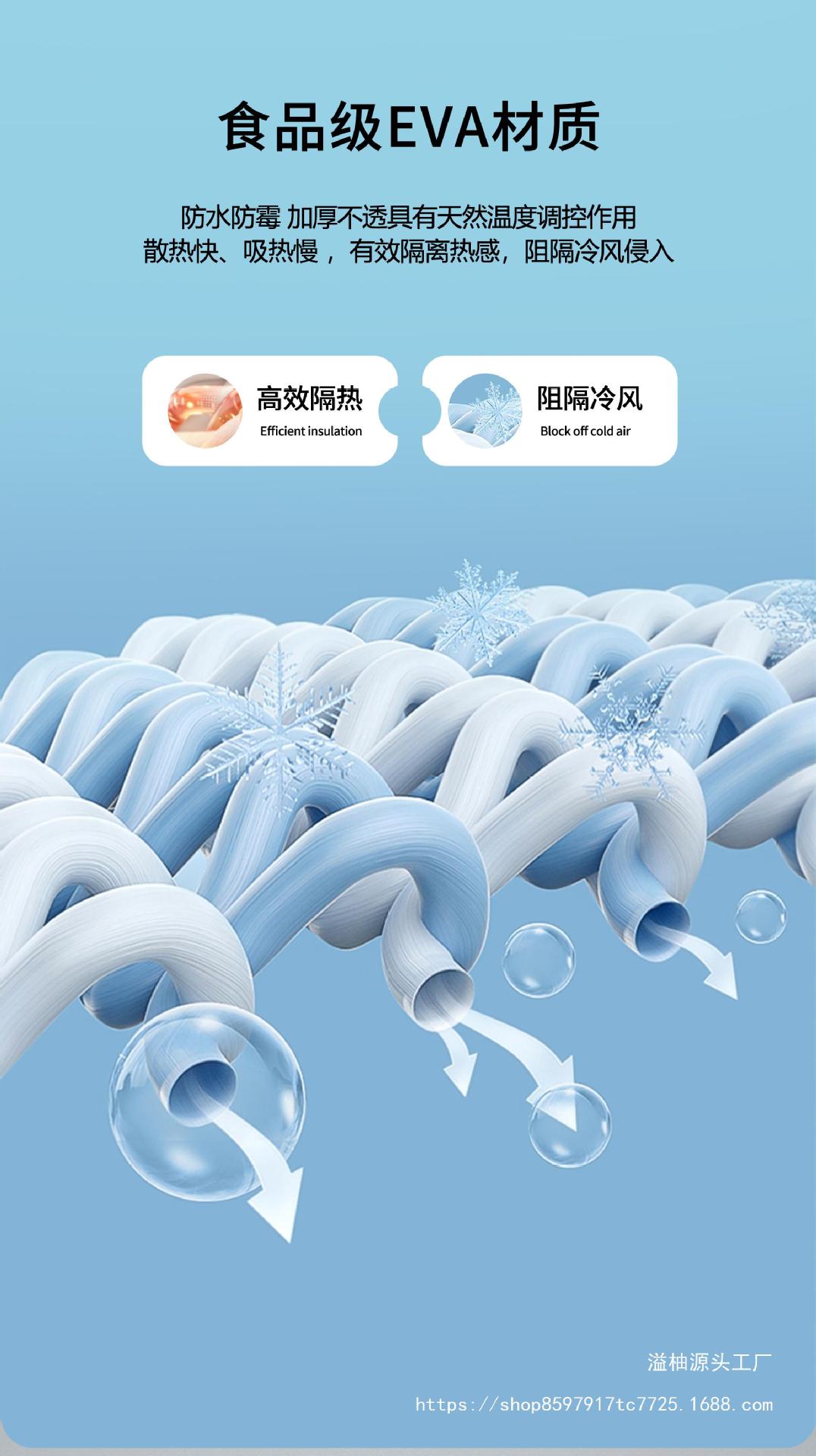 浴室加厚防水浴帘卫生间免打孔套装遮挡隔断帘淋浴帘厨房门帘窗帘详情4