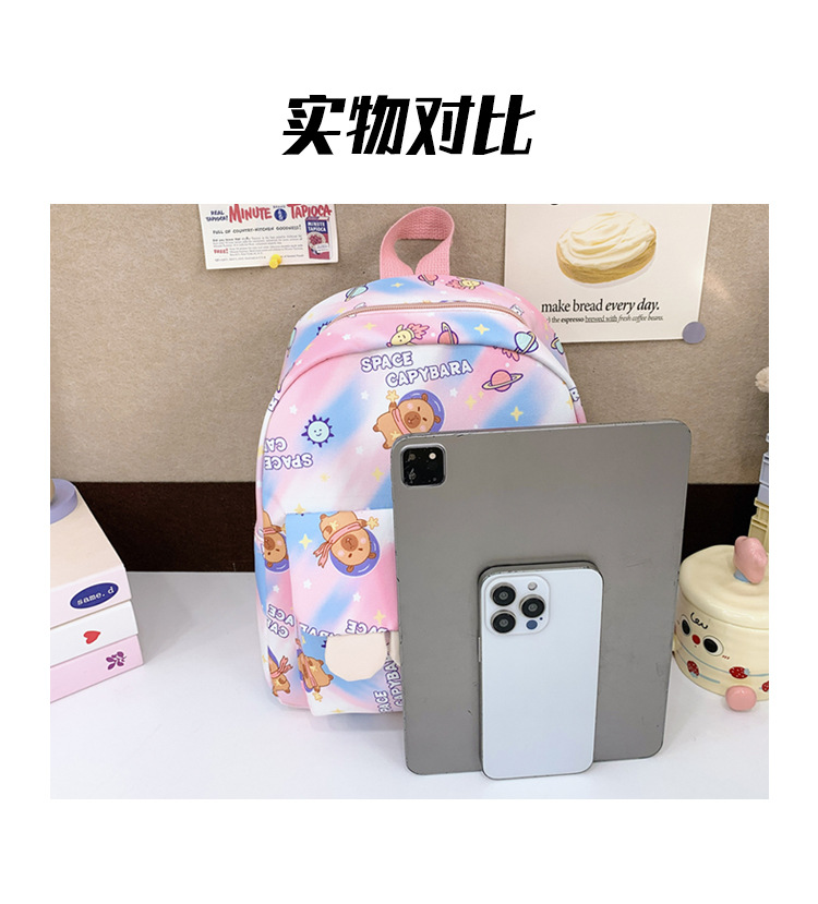 2025新款女孩时尚甜美双肩包小学生上课书包可爱卡通出游儿童背包详情38