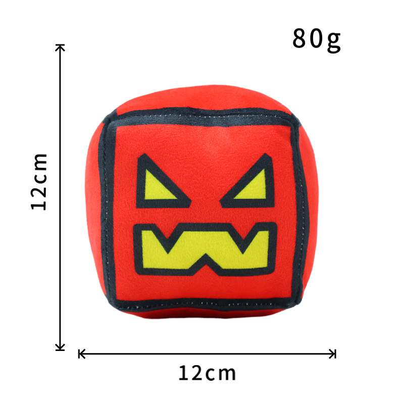 New cross-border geometry dash plush geometry Dash game plush toy doll pillow pic 11
