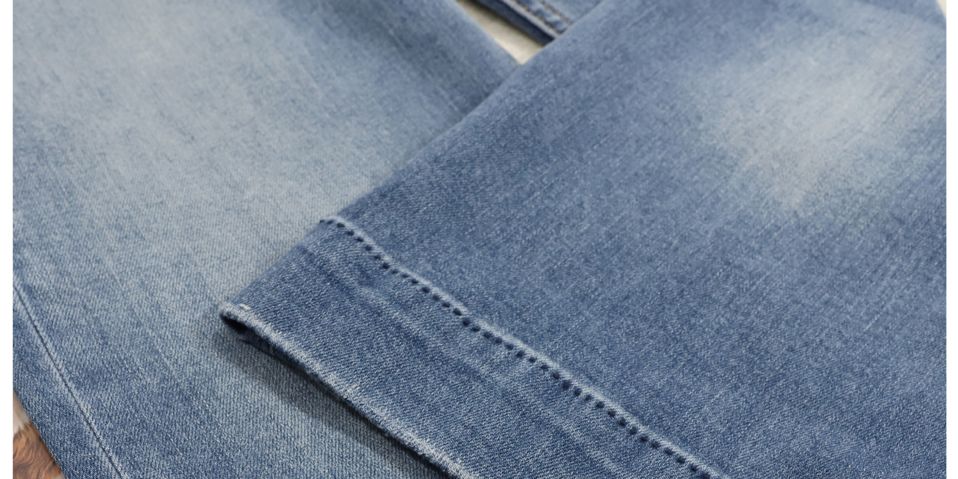 C brand straight-leg jeans for women, blue, versatile, fitted, high-waisted, flared nine-inch trousers for women 2026 early Spring pic 19