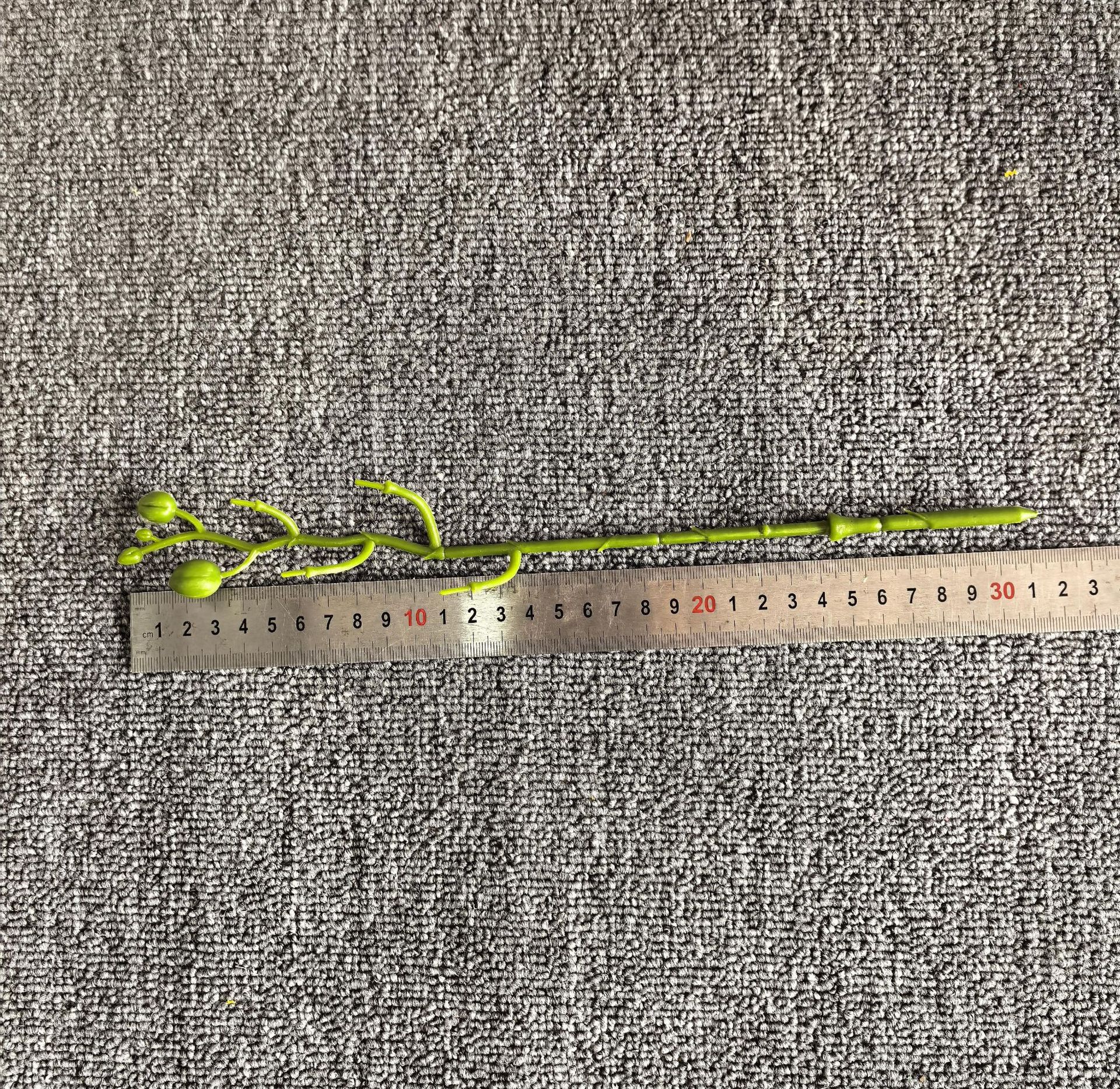 蝴蝶兰仿真花杆4头9头塑料插花植物花枝配件办公文化园艺装饰详情21
