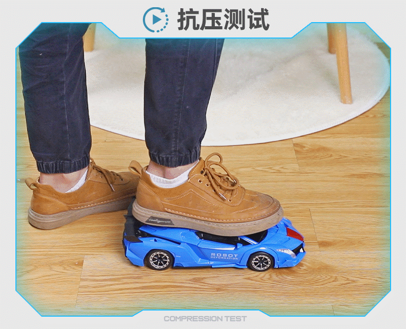 变形遥控汽车六一儿童节礼物玩具男孩四驱赛车金刚手势感应遥控车详情17