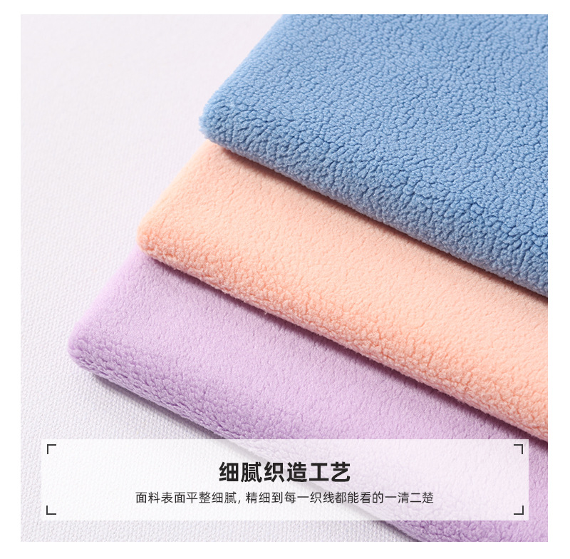 柯桥现货批发 经编双面奥粒绒面料 玩偶外套靠枕四件套毛毯面料详情7
