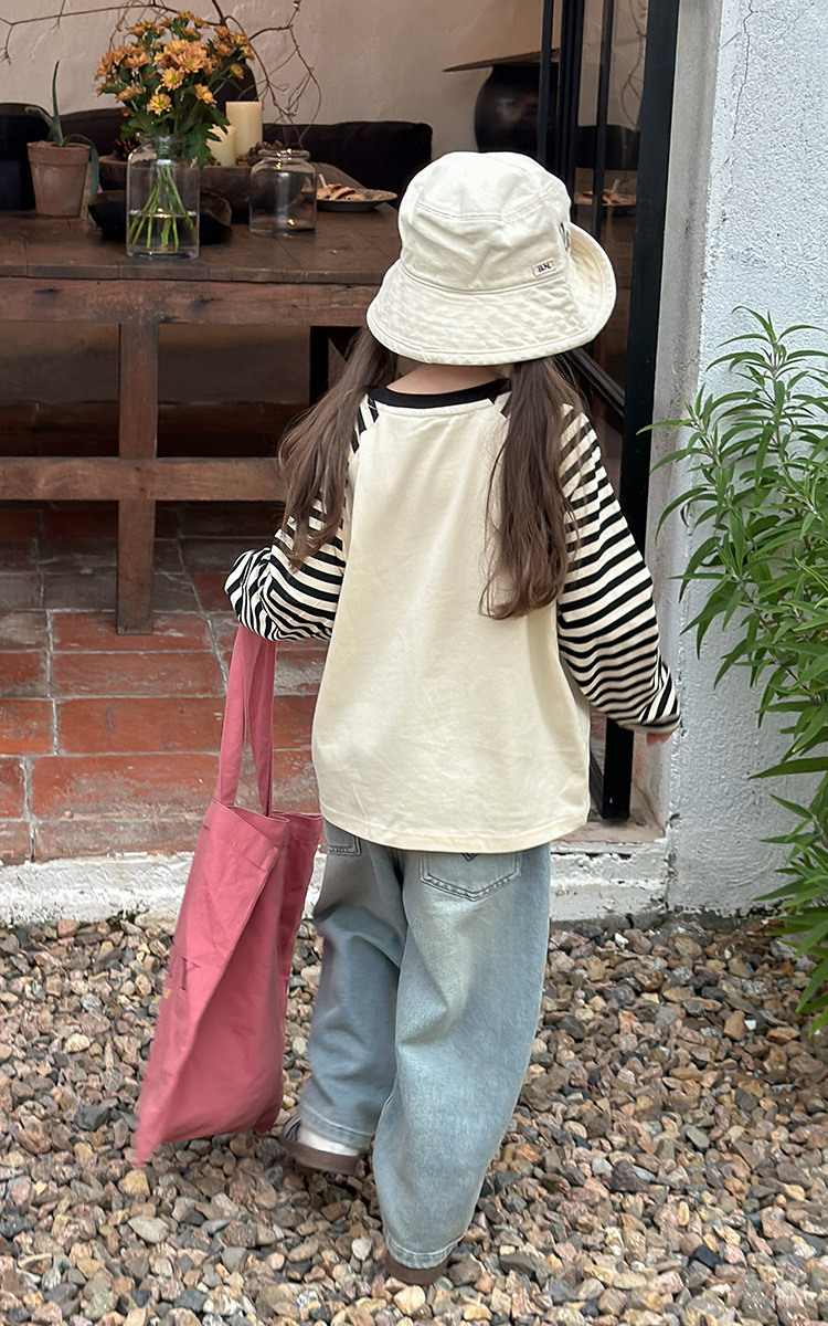 2024秋季新款儿童秋装长袖T恤上衣女童宝宝230克卡通插肩打底衫潮详情15