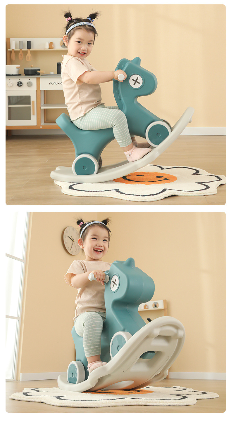 木马儿童婴儿摇马宝宝摇椅溜溜车二合一宝宝1周岁女孩男孩两用玩详情13