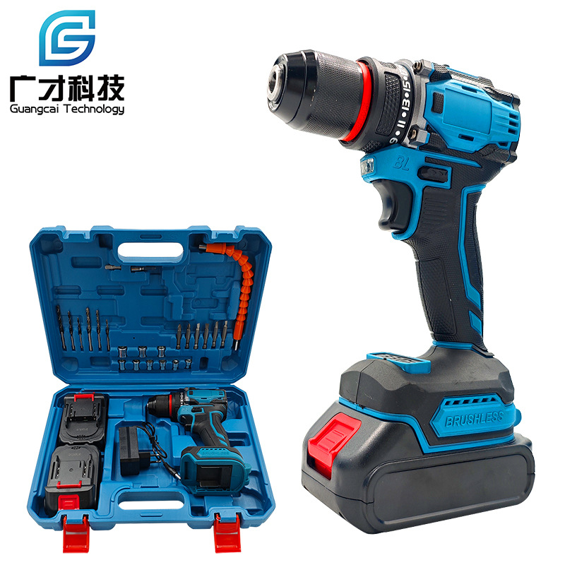Direct shipment from the manufacturer of rechargeable lithium battery brushless electric screwdriver sets for cross-border foreign trade power tools pic 3