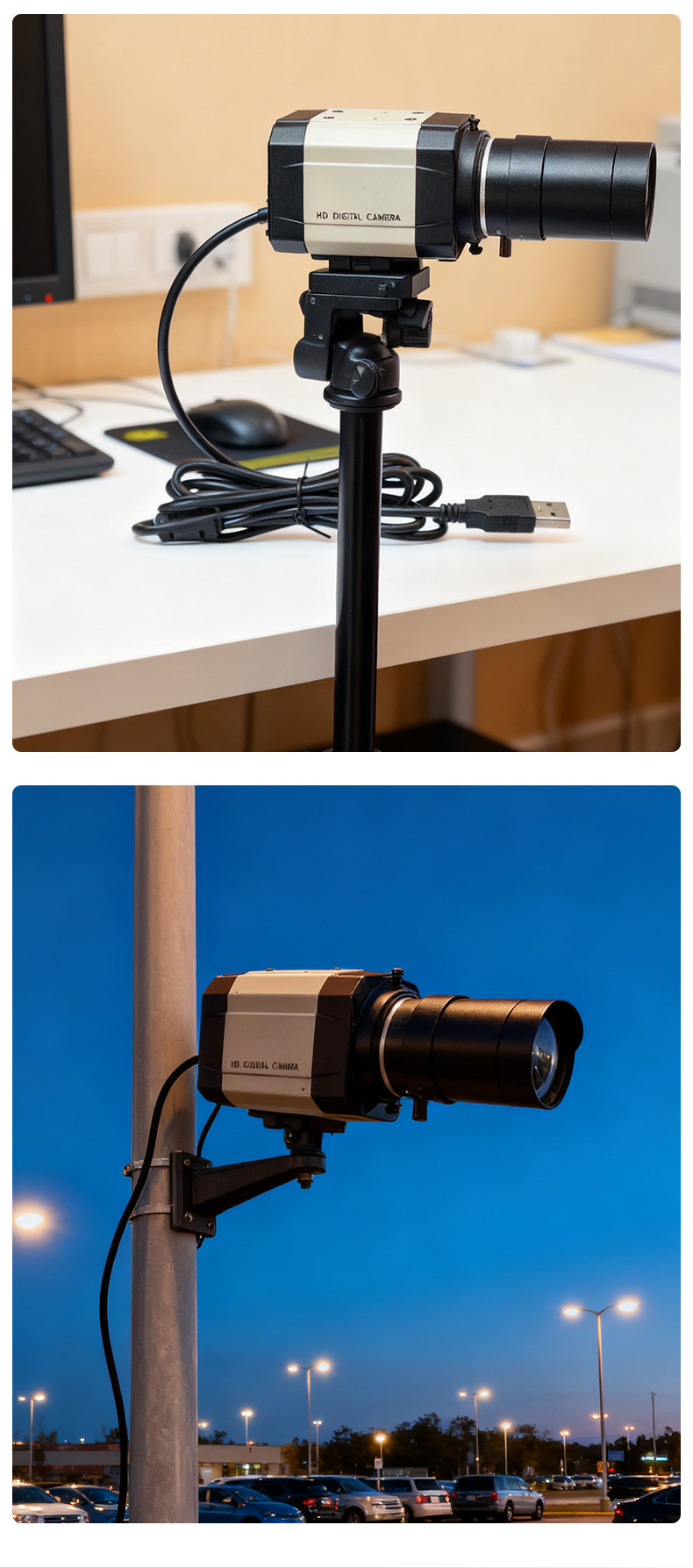 Yingshi 4K High-Definition USB bullet camera CCTV surveillance camera 1080P (Note: The title is 56 characters long, meets the requirements, keywords are used reasonably, none. pic 8