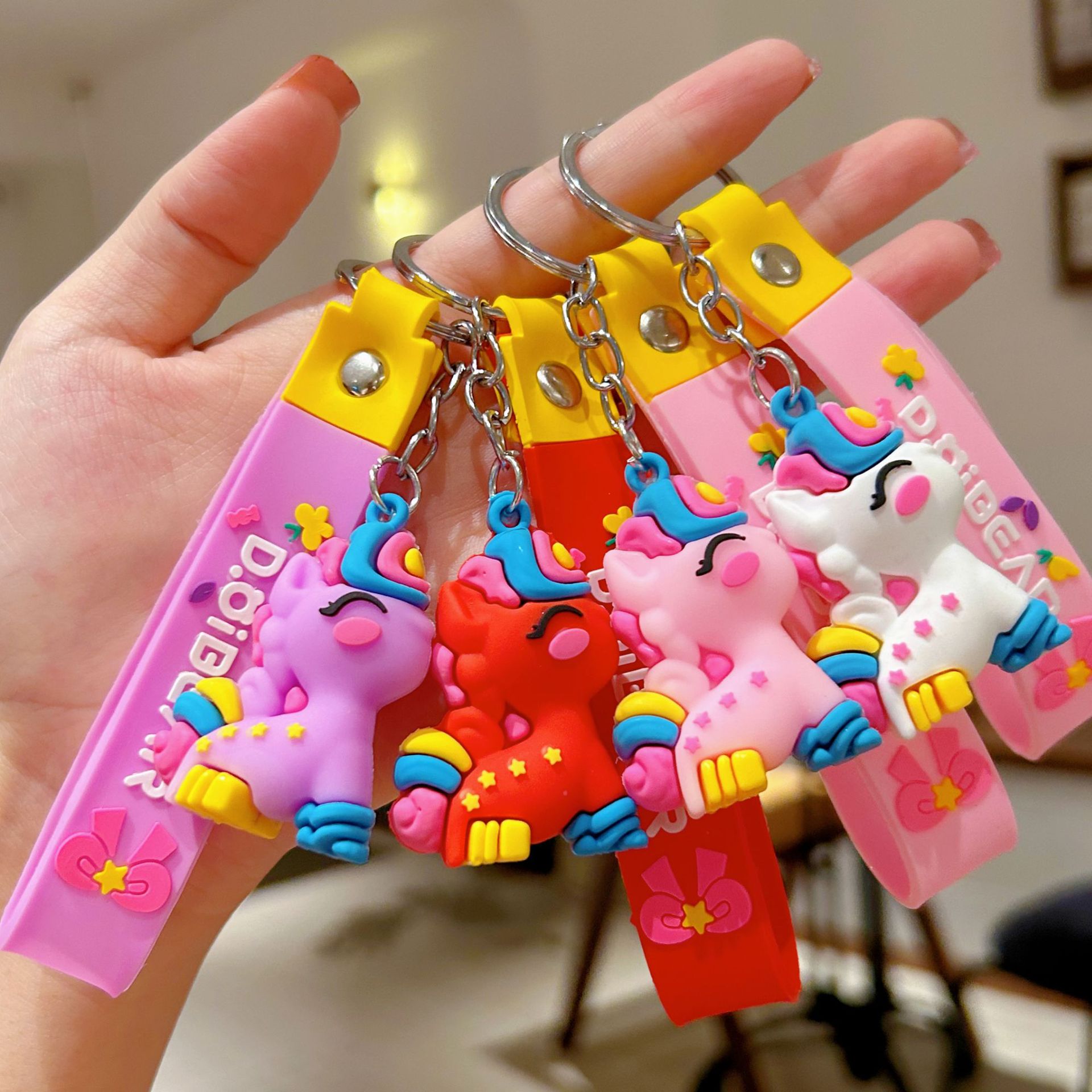 New cute little horse 2026 Year of the Horse keychain pendant, schoolbag, couple pendant, gift. May the New Year be a year of success pic 1