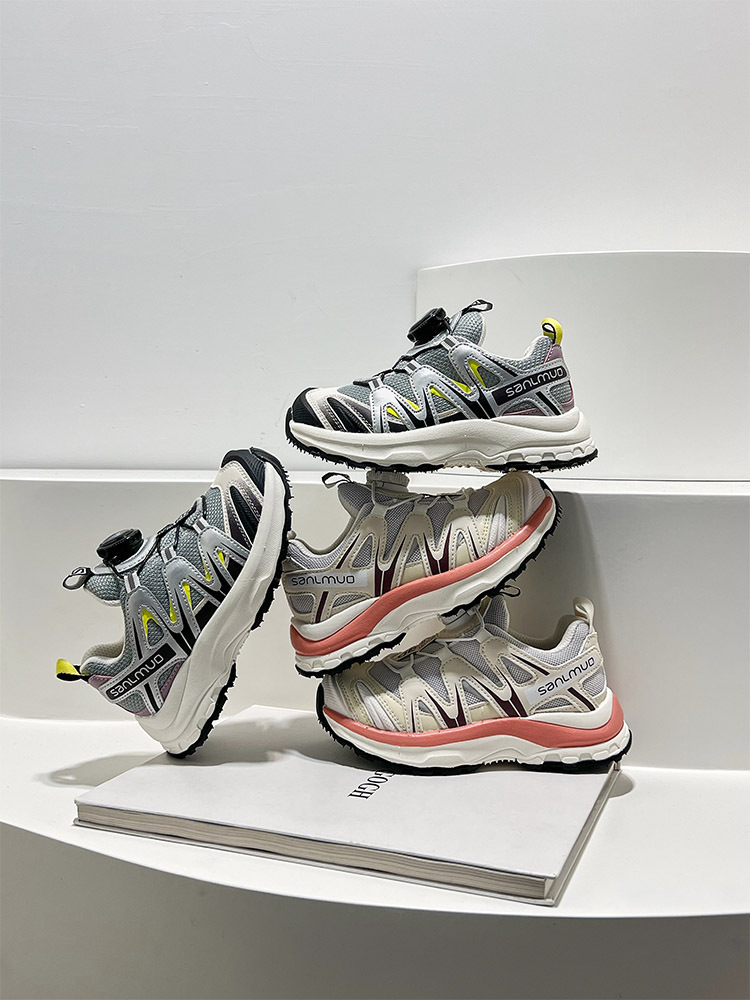 女童运动鞋秋新款男童户外登山鞋旋转扣休闲百搭宝宝儿童鞋详情3