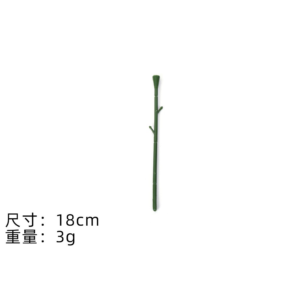 仿真花塑料玫瑰花枝配件假花干花制作花杆园艺装饰材料办公文化用品详情5