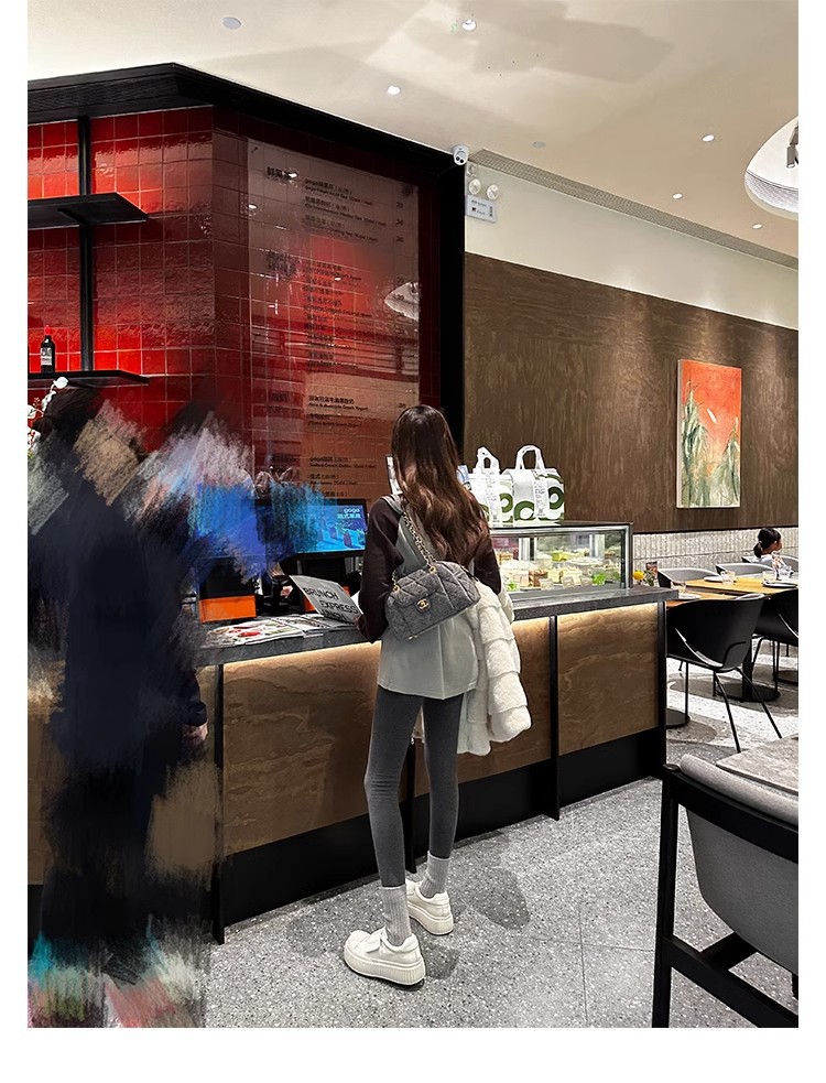 葡萄妈同款水洗马皮圆头魔术贴百搭厚底低帮休闲饼干板鞋女详情38