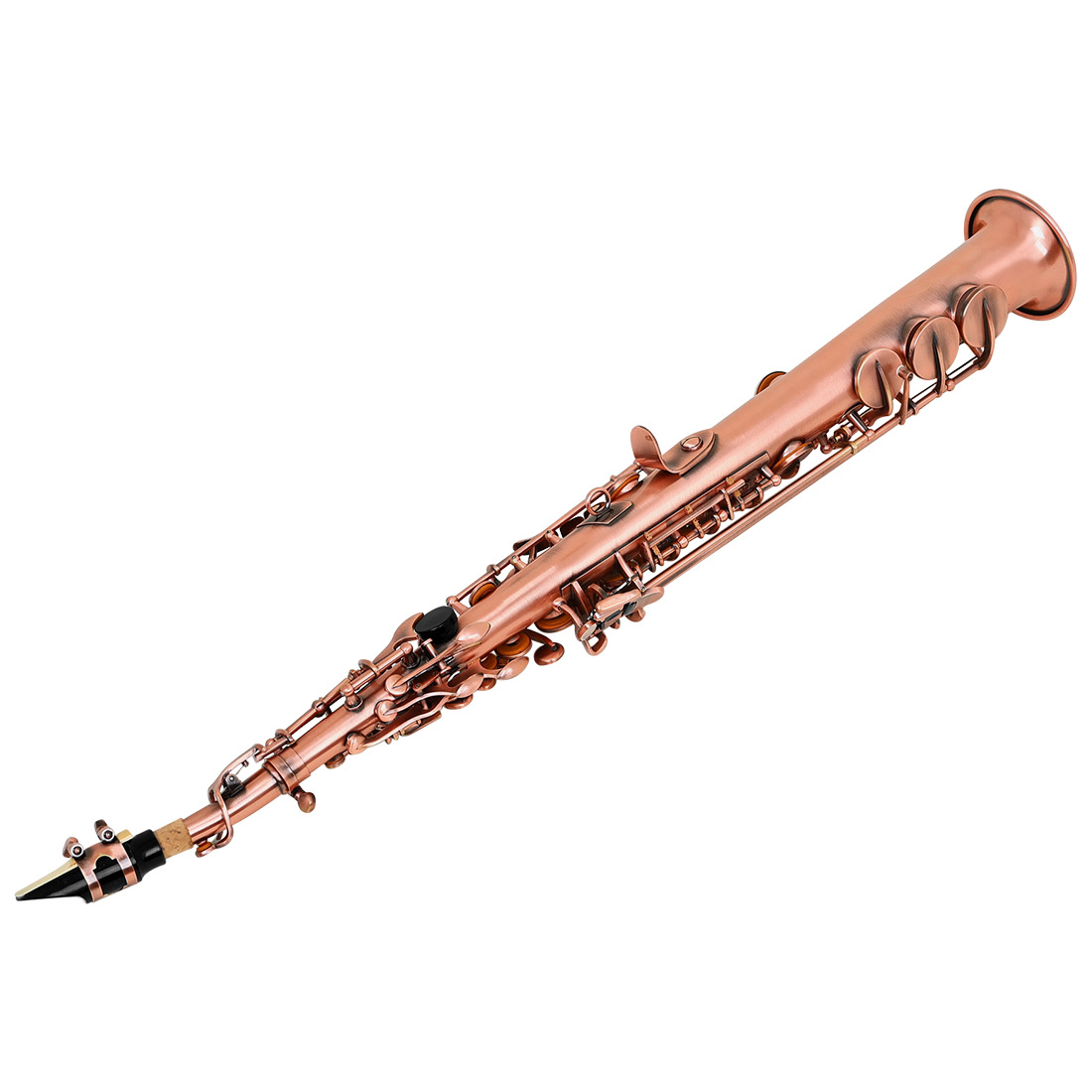 跨境批发萨克斯管降b调直管萨克斯乐团演奏高音萨克斯风saxophone详情9
