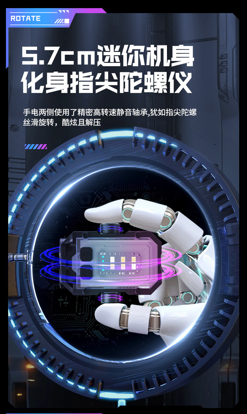 Cross-border multi-functional LED high-intensity flashlight, mini magnetic keychain lamp, USB charging outdoor cap clip lamp pic 3