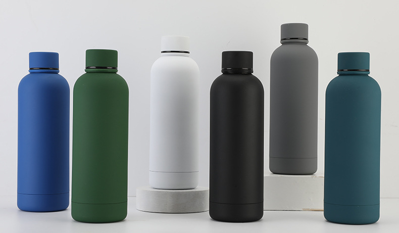 Cross-border 500ml stainless steel insulated cup, large-capacity female student small-mouthed sports water bottle, portable outdoor mountaineering kettle pic 10