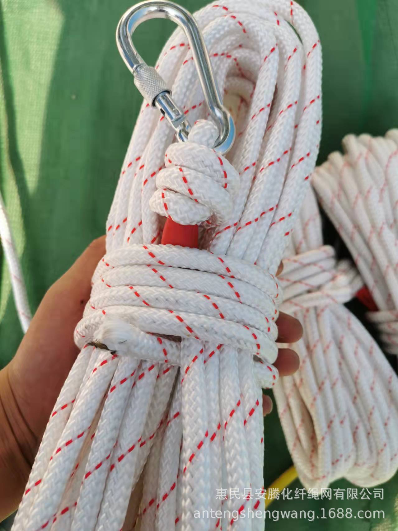 Steel wire core fire rescue escape and rescue rope for high-rise buildings, thick safety rope for preventing falls in high-altitude operations pic 15