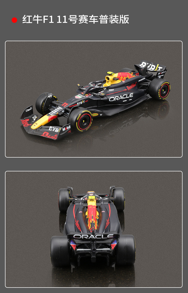 A 1:43 scale replica of the Red Bull RB20F1 racing car model alloy car model, 2024 Formula racing decorative toy car pic 12