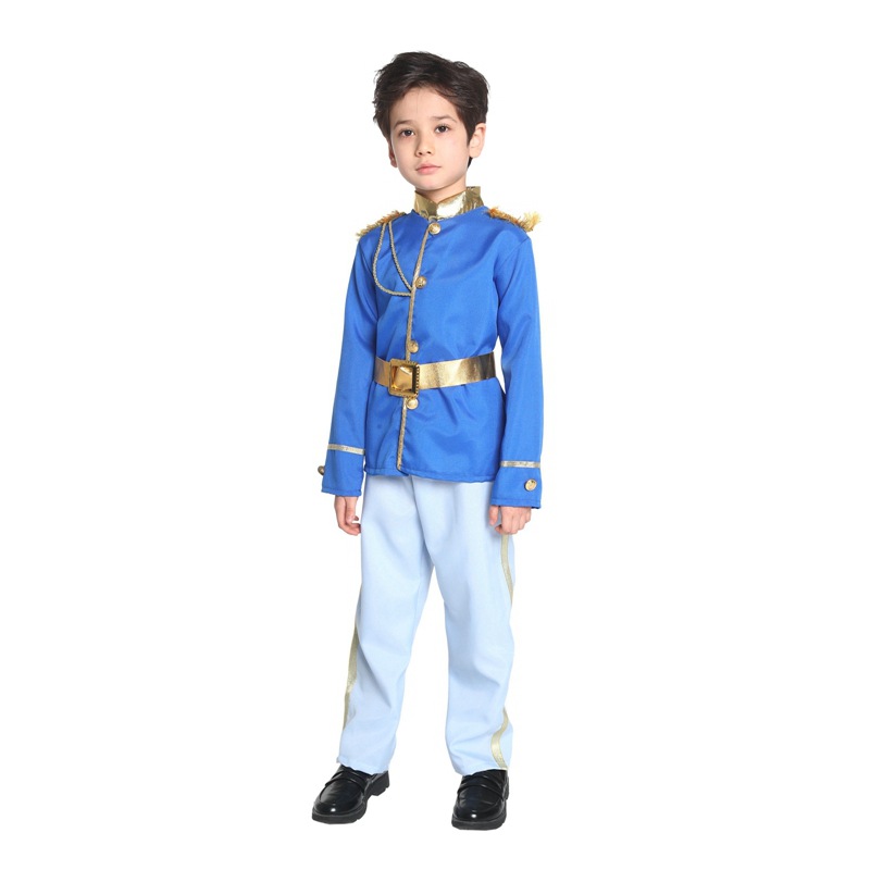 万圣节儿童豪华王子男童国王表演服走秀cosplay扮演演出服B-0334详情1