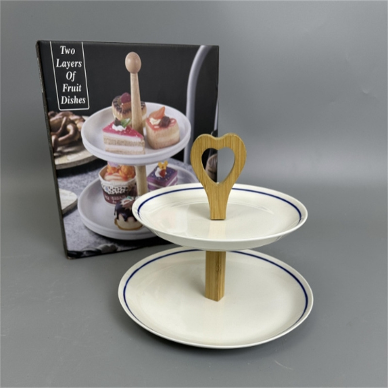 厂家直销五金提手串盘架水果盘子蛋糕甜品盘果盘合金支架家居配件详情6