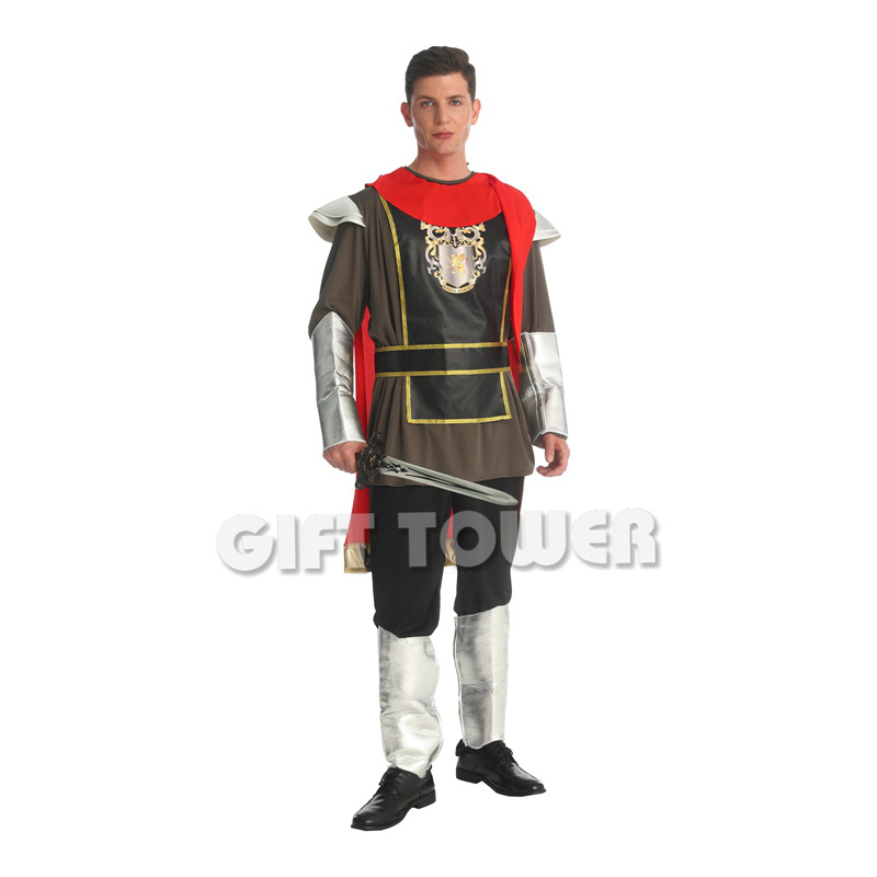 万圣节化装舞会服装成人罗马武士骑士斯巴达勇士将军士兵服M-0255详情1