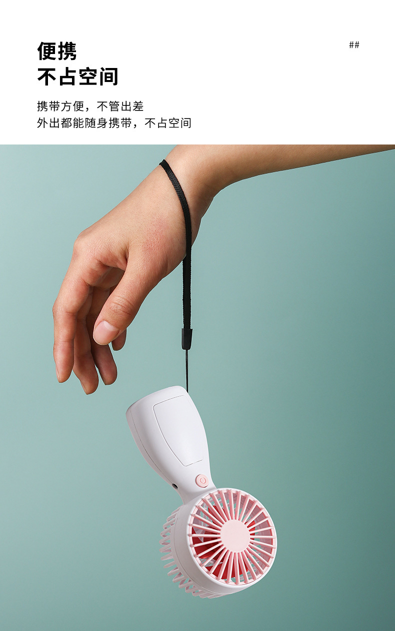 Summer handheld fan usb charging small fan portable mini dormitory desktop silent gift ground promotion wholesale pic 6