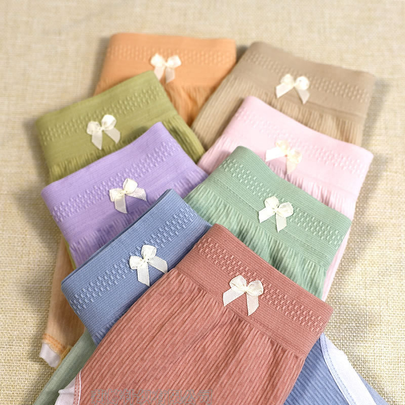 8条装云朵女士内裤中高腰无痕透气抗菌纯棉裆女生式三角内裤批发详情10