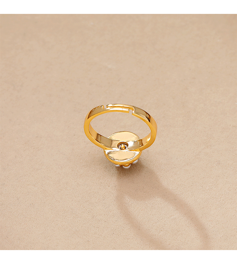 Hyacinth red oil-dripping pearl ring for women, a niche design with a high-end feel, is a fashionable and skin-whitening ring for the New Year 2026 pic 10