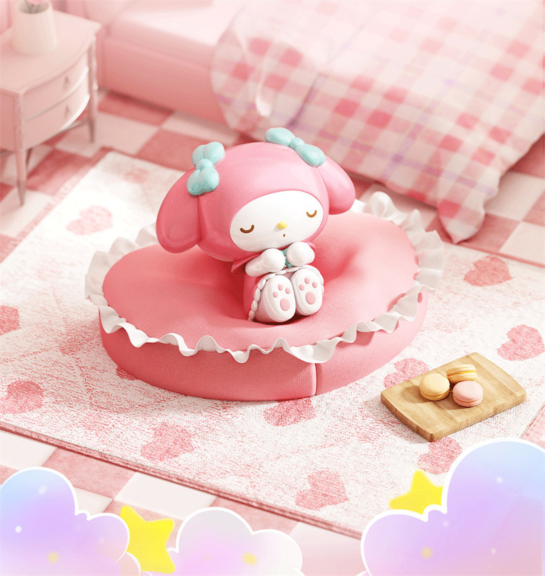正版三丽鸥软绵沙发睡姿系列摆件库洛米帕恰狗hellokitty周边礼物详情12