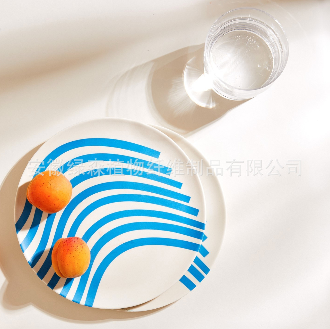 现货XeniaTaler加拿大竹纤维盘子餐具耐摔水果早餐盘面包甜品盘详情26