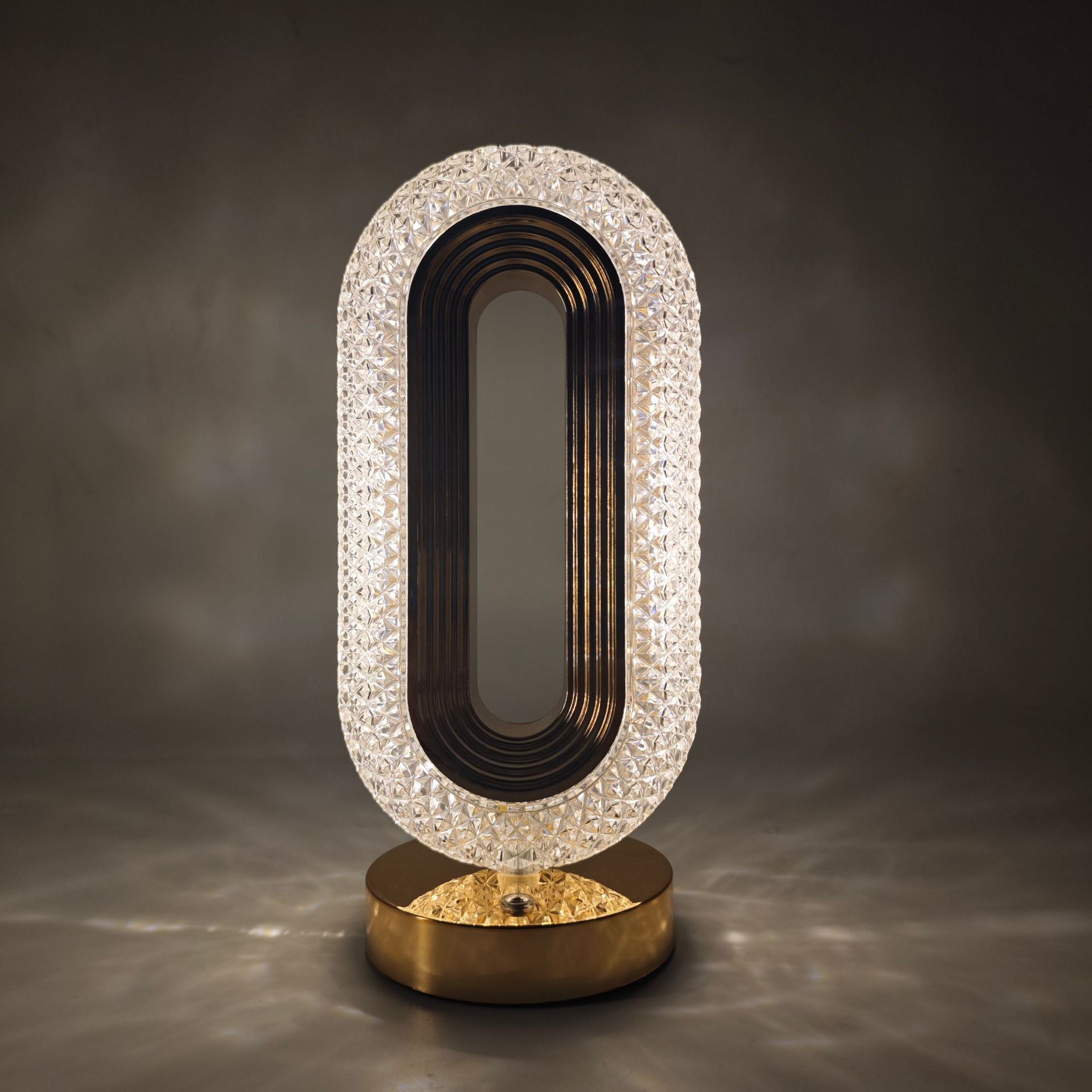 Crystal table lamp, electroplated process, track, European touch, bedroom, bedside, ambient night light, ambient light, bedroom pic 23