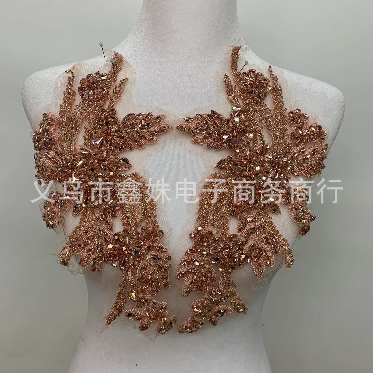 Wholesale beaded crystal dresses, corsets, water diamonds, wheat ear decals pic 20