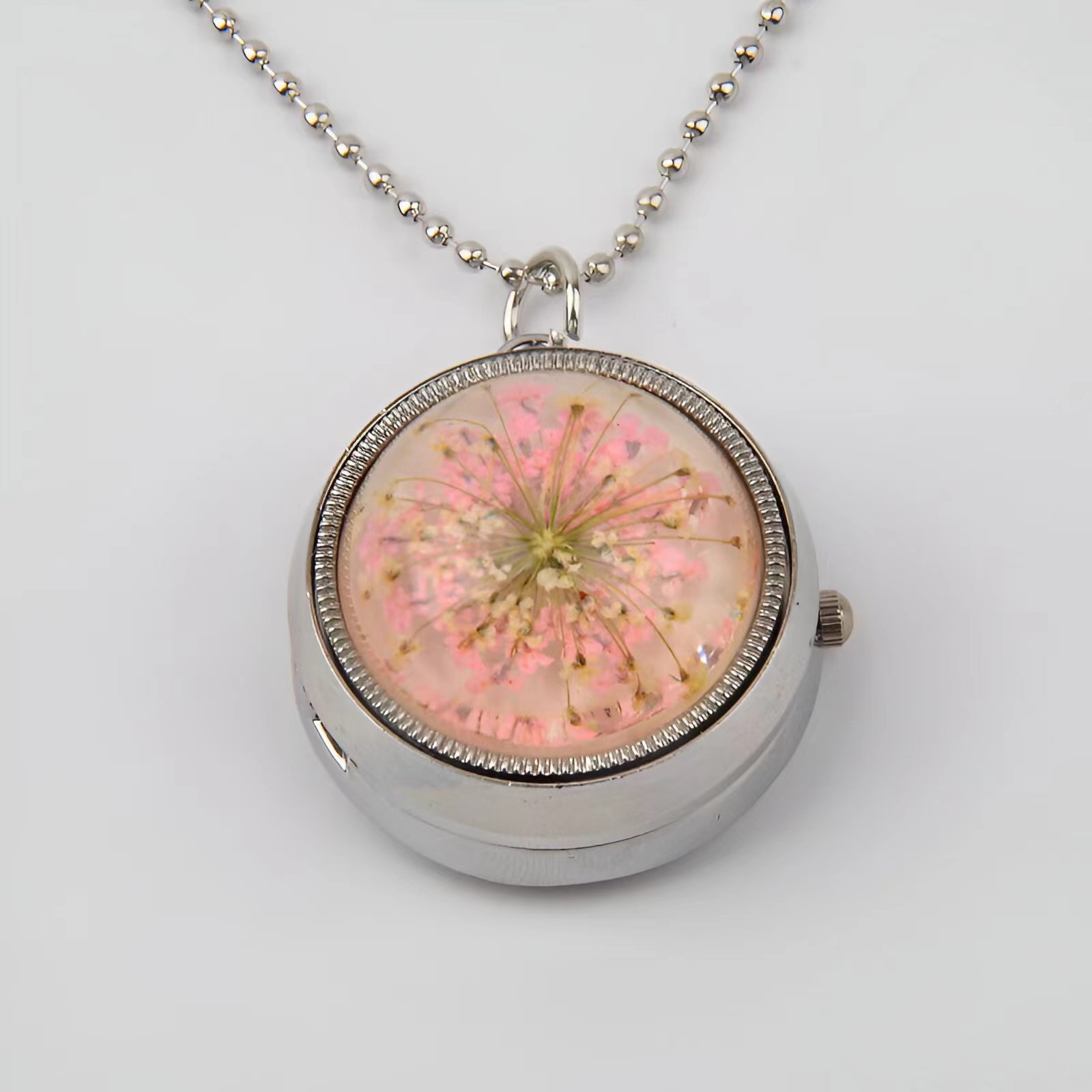 Cute student children lucky starfish rotating pocket watch, new gyroscope chain pocket watch, personalized and creative watch pic 7