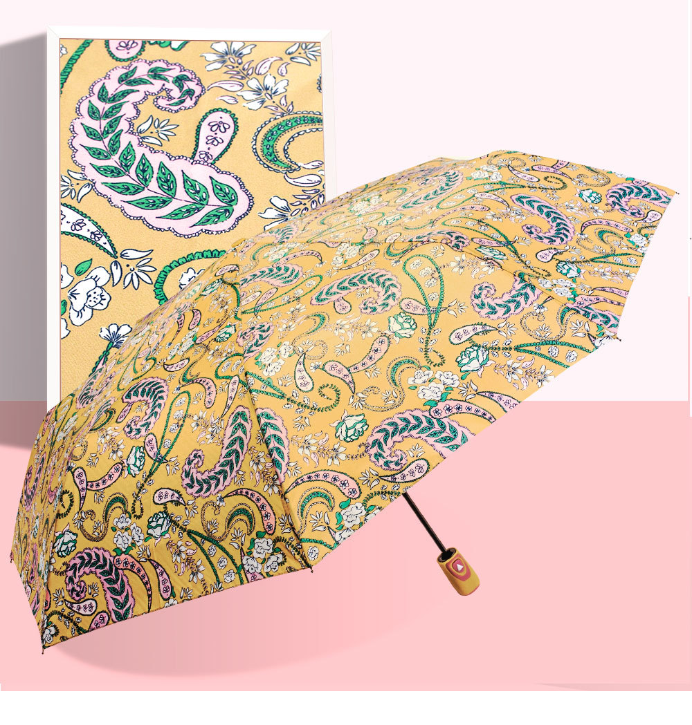 星宝三折自开伞外贸伞three folding umbrella雨伞出口批发现货详情11