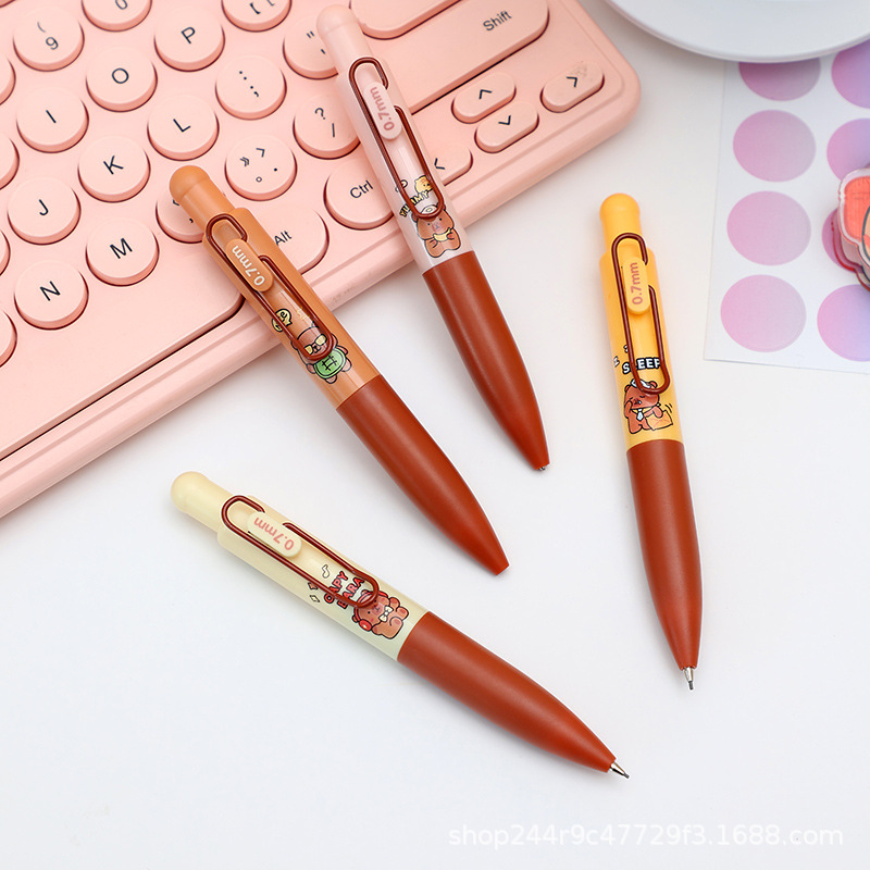 Oufeiya 8852 Korean Version Creative Capibara Mechanical Pencil Little Fat Activity Pencil pic 3