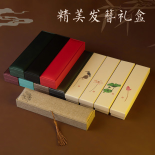 批发簪子古风高级感新中式 diy女现代木质盘发发钗纯手工桃木发簪详情23