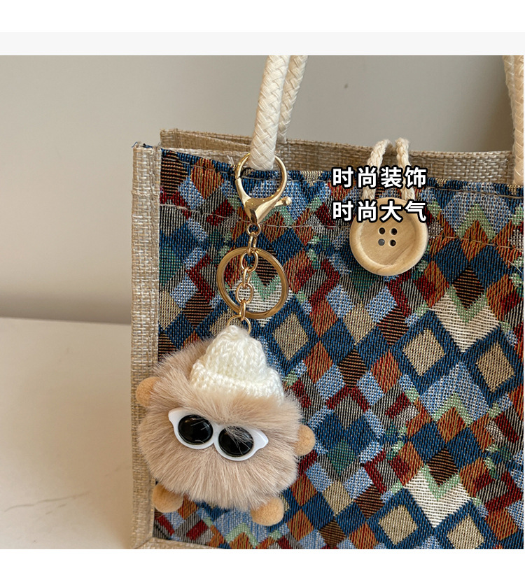 小众高级感防水麻布手提包秋冬季新款伴手礼袋现货批发手拎小挎包详情6