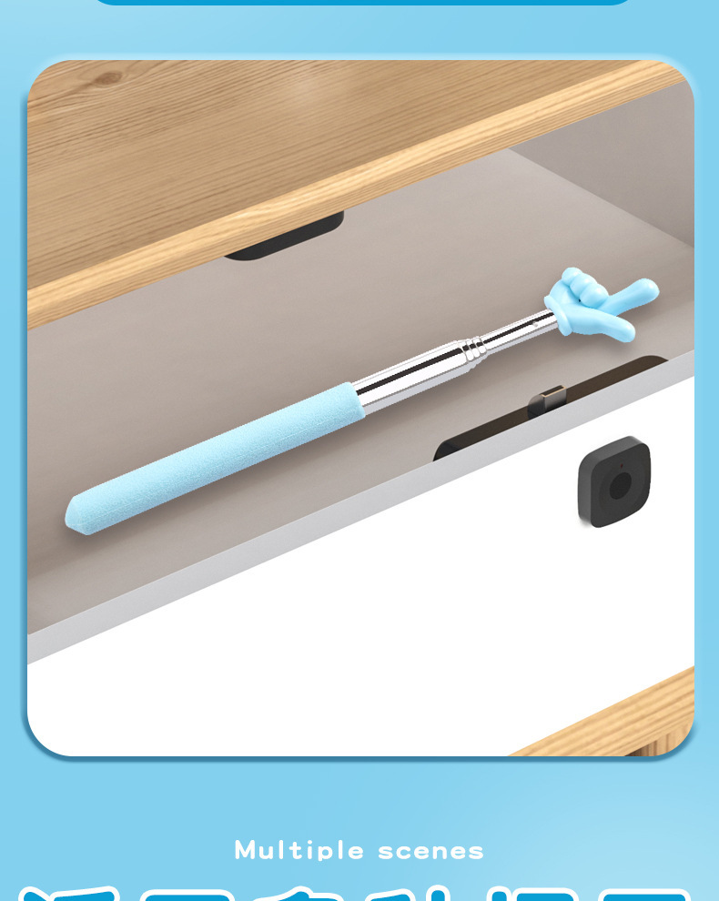 可伸缩教鞭指读棒手指棒教学棒戒尺杆教师老师专用家庭教学学习指详情11