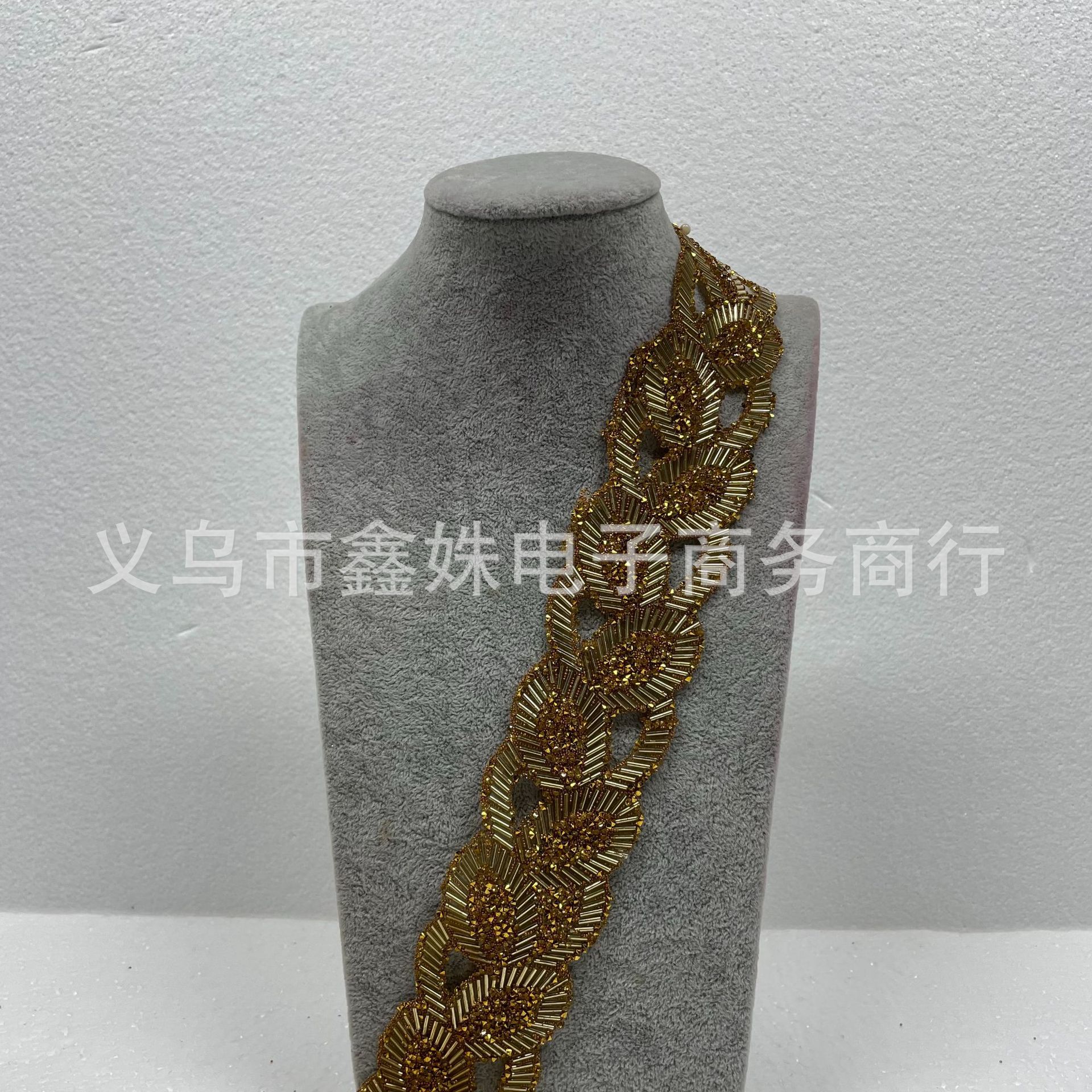 90cm/码多色叠加珠管树脂服装辅料礼服配饰10码/包详情16