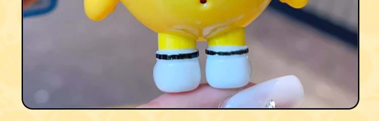 新款正版蛋仔派对钥匙扣会说话的蛋仔钥匙环可爱公仔包包挂件详情5