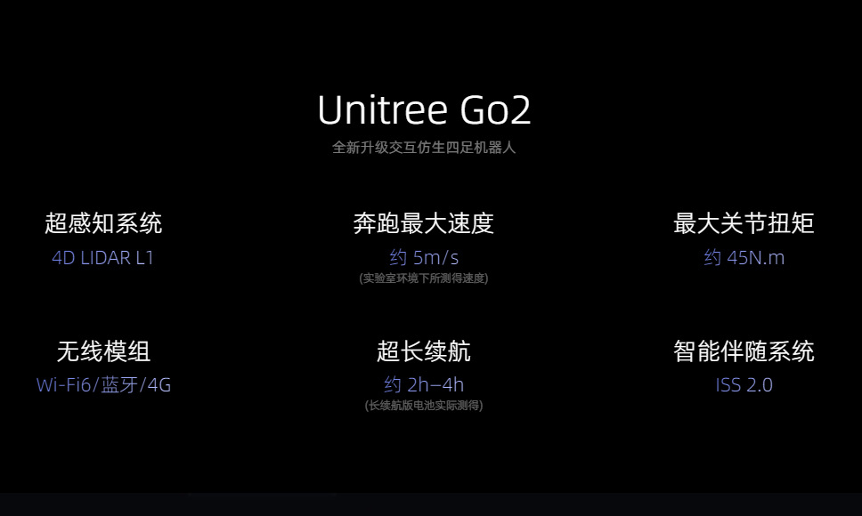 Go2 EDU 标准版交互仿生四足机器人 AI+智能机器狗详情7