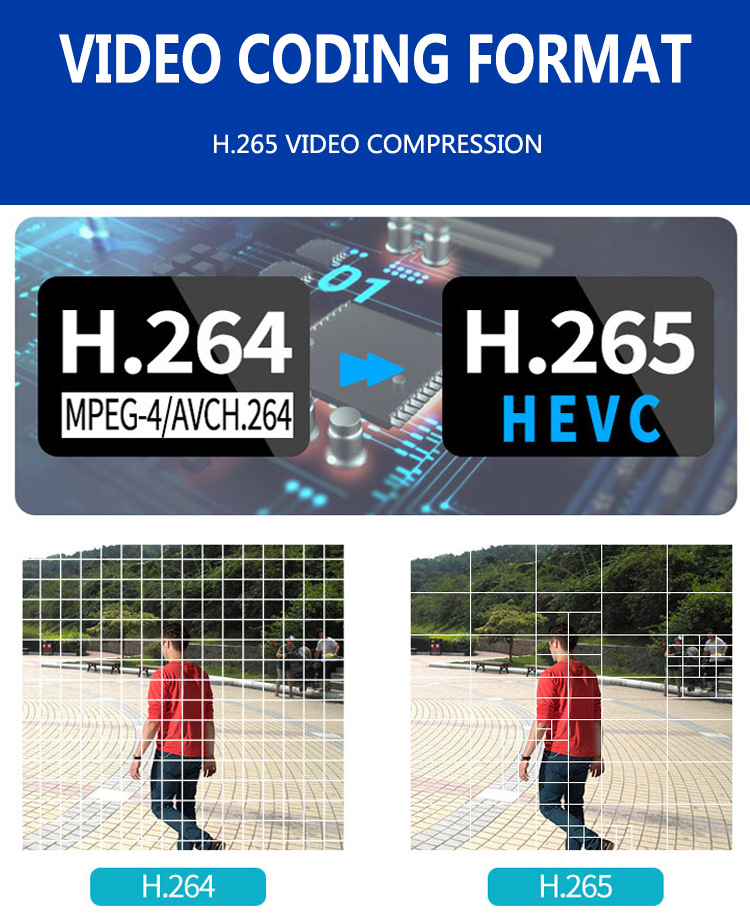 poe surveillance camera, high-definition 4k day and night full-color recording monitor, home outdoor waterproof plastic case camera pic 9