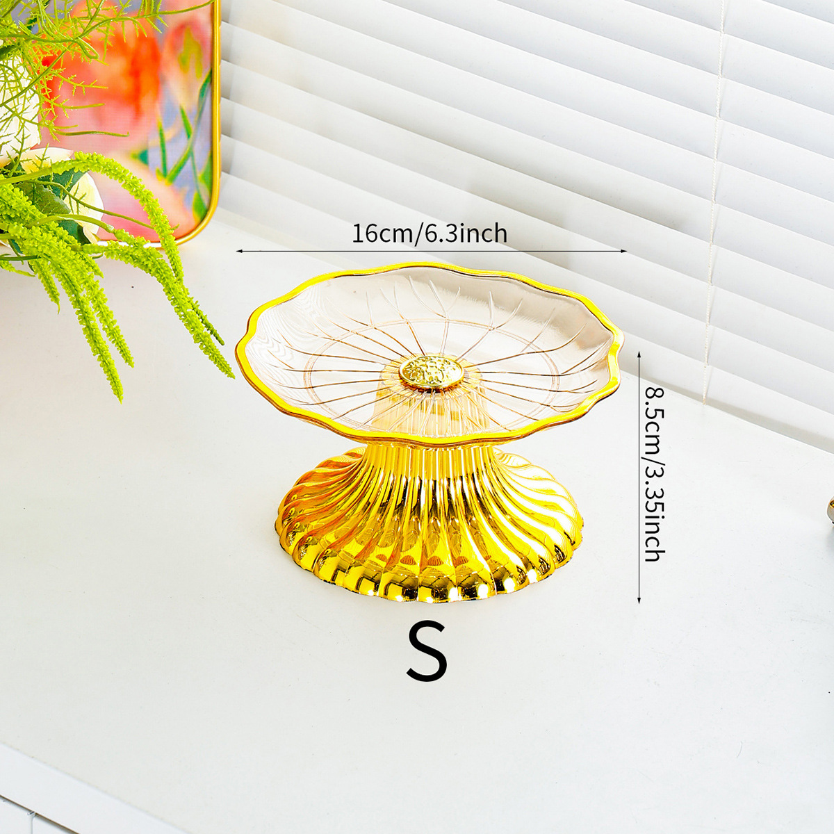 创意家用客厅果盘零食盘糖果单层水果盘茶几前台点心糖果盘收纳盘详情9