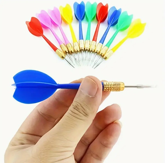 耐摔彩色飞镖针飞镖盘气球扎气球套装运动休闲飞镖靶硬飞标飞标套装详情1