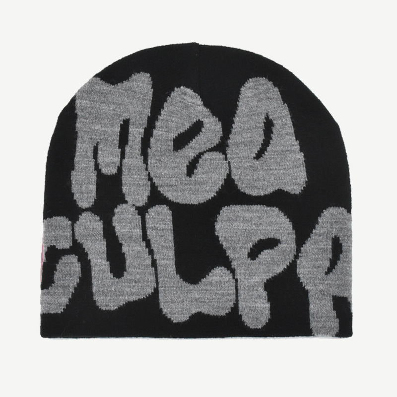 Amazon cross-border bestsellers: knitted hats for men and women, jacquard hats, popular hats from Europe and America, hip-hop hats, letter hats, AliExpress from Europe and America pic 27